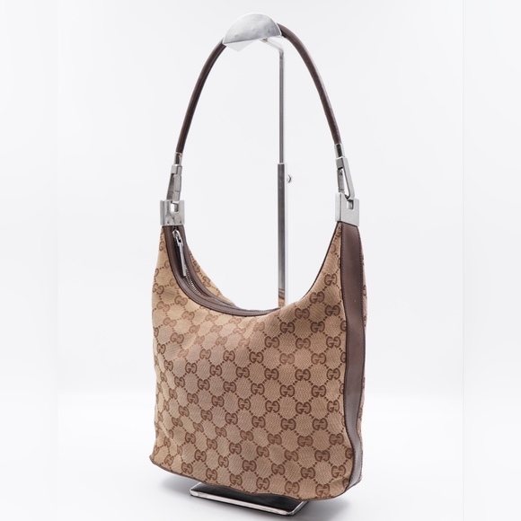 AE44❤️ Gucci GG Canvas Hobo Bag - Picture 4 of 14
